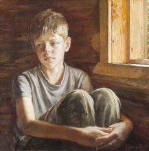 Portrait Of The Son - oil, canvas