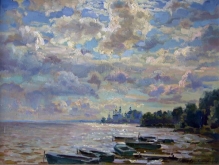 Nero Lake - oil, canvas