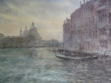 Venice. Early Morning - watercolors, paper