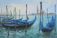 Venice - oil, canvas