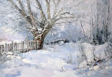 Snow Lace - oil, canvas