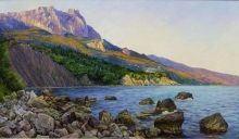 View Of Ai-Petri, Crimea - oil, canvas