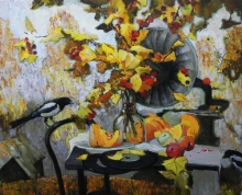 Autumn Melody - oil, canvas