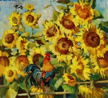 Summer Morning - oil, canvas