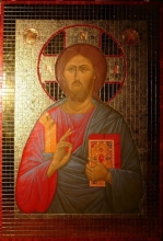 Savior Almighty - icon, mosaic