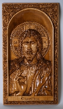 Jesus - icon: waxed linden
