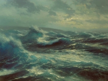 In The White Sea - oil, canvas