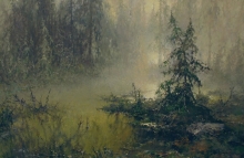In The Wilderness - oil, canvas
