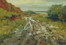 Road - oil, canvas