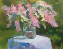 Lilac. Heat - oil, canvas