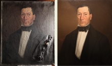 Portrait Of  A Man - oil, canvas