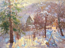 Sunny Day - oil, canvas