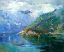 Thunderstorm Is Gone - oil, canvas
