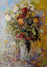 After Holiday - oil, canvas