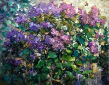 Lilac - oil, canvas