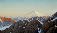 Elbrus - oil, canvas
