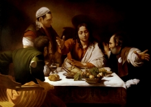 Supper In Emmaus -  oil, canvas.