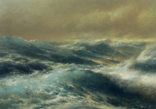 Storm - oil, canvas