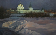 Ipatiev Monastery. Non-stop Prayer - oil, canvas