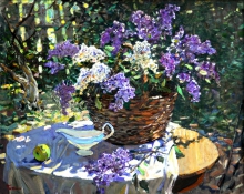 Lilac - oil, canvas