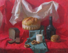 The Smell Of Bread - oil, canvas