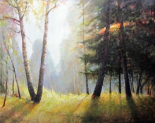 Autumnal Motif - oil, canvas