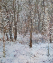 Winter Magic - oil, canvas