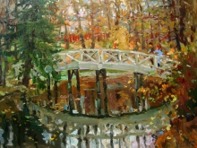 Mirror Of Autumn - oil, canvas