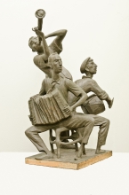 Folk Musicians - bronze
