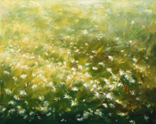 Summer. Meadow - oil, canvas