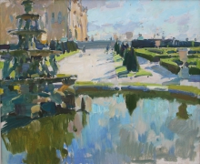 Versailles - oil, canvas