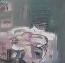 Still Life For Meditation - oil, canvas on cardboard