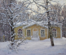 Winter Lace - oil, canvas