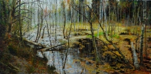 In The Forest - oil, canvas