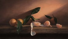 Tangerines - oil, canvas