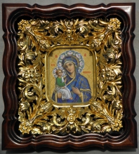 Jerusalem Icon - oil, gold leaf, linden, alder tree
