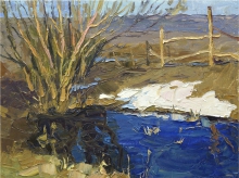 Spring Water - oil, canvas