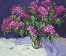 In Fragrant Spring - oil, canvas