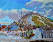 Spring In Shiryaevo - oil, canvas