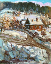 Generous Winter - oil, canvas