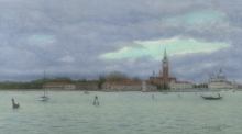 Venice-1 - watercolors, paper
