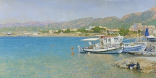 Bay Of Malia. Crete - oil, canvas