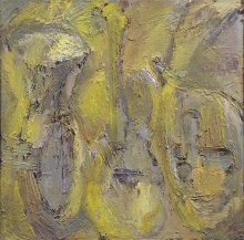 Still Life With Musical Instruments - oil, canvas