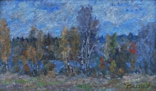 Autumn Wind - oil, canvas
