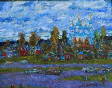 Torzhok - oil, canvas