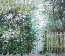 Blooming Jasmine - oil, canvas