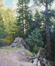 Mahar Forest - oil, canvas