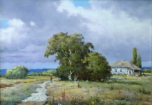 After Thunderstorm - oil, canvas