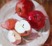 Apples - oil, canvas