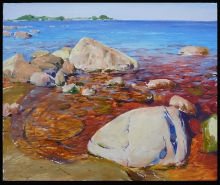 Ladoga Lake - oil, canvas
